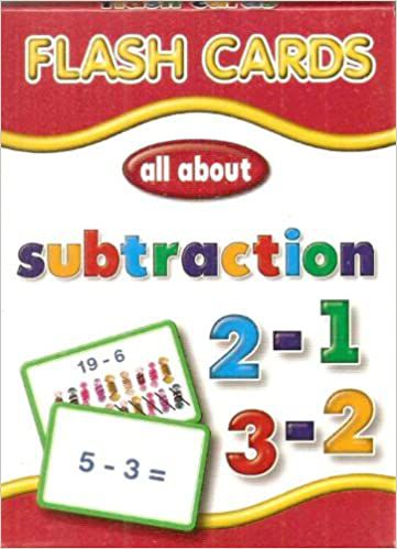 Flash Cards All About Subtraction